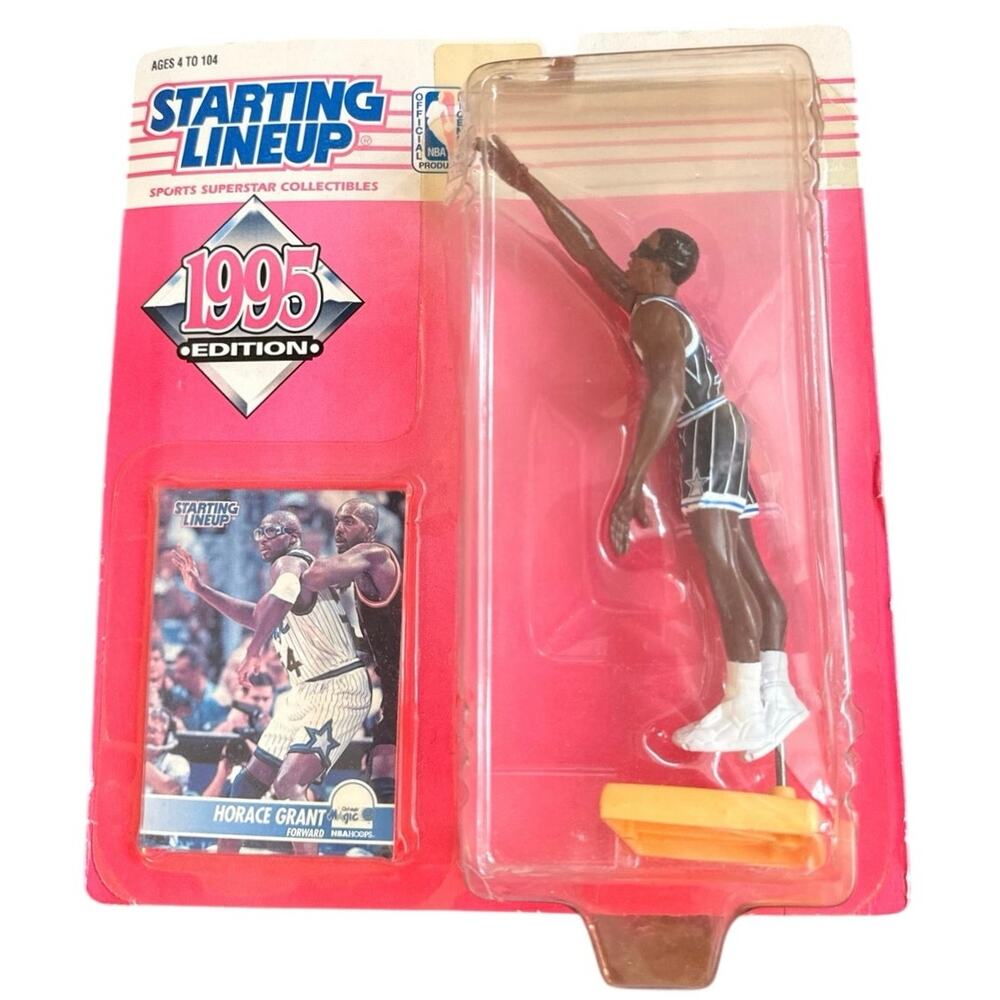 1995 Starting Lineup Horace Grant Orlando Magic Action Figure & Card Kenner NIB